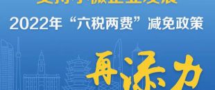 一圖了解：支持小微企業發展，2022年“六稅兩費”減免政策再添力